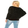 ANNVA U.S.A. Sweaters for Women Chenille Long Sleeve Pullover Soft Sweater,Womens Sweaters Fall 2022(Black,L) view 3