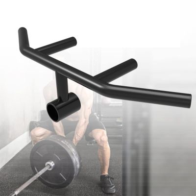 AHDFY T Bar Row landmine Attachment Solid Steel, Multi Grip Landmine Handle Attachments fits 2" Olympic Barbell, Strength Training Home Gym Accessories Perfect for Weight Lifting, Bodybuilding,Black