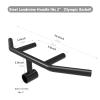 AHDFY T Bar Row landmine Attachment Solid Steel, Multi Grip Landmine Handle Attachments fits 2" Olympic Barbell, Strength Training Home Gym Accessories Perfect for Weight Lifting, Bodybuilding,Black view 3