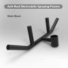 AHDFY T Bar Row landmine Attachment Solid Steel, Multi Grip Landmine Handle Attachments fits 2" Olympic Barbell, Strength Training Home Gym Accessories Perfect for Weight Lifting, Bodybuilding,Black view 4