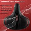 Oversized Bike Seat for Peloton Bike & Bike+, Comfort Seat Cushion Compatible with Peloton, Road or Exercise Bikes, Bicycle Wide Saddle Replacement for Men & Women, Accessories for Peloton view 2