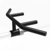 AHDFY T Bar Row landmine Attachment Multi Grip, Landmine Handle Attachments Solid Steel fits 2" Olympic Barbell, Strength Training Home Gym Accessories for Weight Lifting, Max Capacity 440 lb,Black view 1
