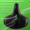 Oversized Bike Seat for Peloton Bike & Bike+, Comfort Seat Cushion Compatible with Peloton, Road or Exercise Bikes, Bicycle Wide Saddle Replacement for Men & Women, Accessories for Peloton view 2