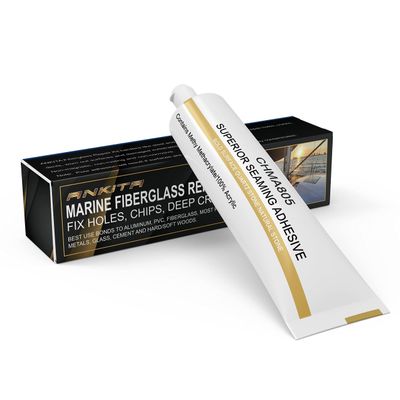 Ankita Marine Fiberglass Repair Kit for Boats - Gel Coat Repair Kit for Boats - Epoxy Filler for Fiberglass Boats Fix Holes, Chips, Deep Cracks, Chip Fix - White