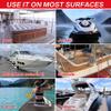 Ankita Marine Fiberglass Repair Kit for Boats - Gel Coat Repair Kit for Boats - Epoxy Filler for Fiberglass Boats Fix Holes, Chips, Deep Cracks, Chip Fix - White view 3