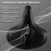 Oversized Bike Seat for Peloton Bike & Bike+, Comfort Seat Cushion Compatible with Peloton, Road or Exercise Bikes, Bicycle Wide Saddle Replacement for Men & Women, Accessories for Peloton view 2