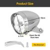 Bicycle Vintage Light, 3 LED Retro Bike Front Light Lamp Bike LED Headlight Front Head Night Riding Lamp with Mounting Bracket view 2