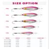 BLUEWING Fishing Lures Saltwater Slow Pitch Vertical Jigs Fish Sinking Jigging Bait with Stainless Steel Hook 200g Pink view 2