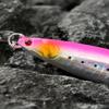 BLUEWING Fishing Lures Saltwater Slow Pitch Vertical Jigs Fish Sinking Jigging Bait with Stainless Steel Hook 200g Pink view 4