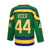 D-5 Men Mighty Ducks Jersey #33 Goldberg #66 Bombay #96 Conway #99 Banks Jersey,Movie Ice Hockey Jersey for Men S-XXXL (#44-Green, Small) view 3