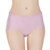 Ladies Ice Silk Comfort Underwear Ice Silk Plus Size Panties Underwear for Women Bikini Pack Cotton Pink view 1
