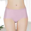 Ladies Ice Silk Comfort Underwear Ice Silk Plus Size Panties Underwear for Women Bikini Pack Cotton Pink view 2