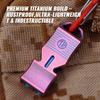 TACRAY Titanium Emergency Survival Whistle  Square Dual-Tube Design, Ultra-Loud 120+dB, Waterproof & Durable, EDC Safety Whistle for Camping, Hiking, Outdoor & Rescue (Purple) view 2