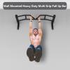 AHDFY Multiple Grips Heavy Duty Steel Pull Up Bar Wall Mount, Wall Mounted Home Pull Up Bar Chin Up Bar Strength Training Equipment for Indoor Workout/Home Gym, Max Weight 660 Lbs view 2