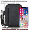 Mini Cell Phone Shoulder Bag for Men, Classic Crazy Horse Leather Messenger Bag, Belt Bag with Adjustable Strap & Belt Loop view 3