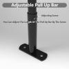 AHDFY Adjustable Chin Up Bar Doorway Wall Mounted Pull Up Bar, Heavy Duty Steel Indoor Pull Up Bar Strength Training Equipment for Home Gym Exercise Fitness, Max Load-Bearing 660lbs,31.5/39.3inch view 4