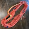 Bull Rope Red Poly Pro 9x7 LH 7/8" x 1" Soft - EPT Bull Ropes Riding Rope 16' view 1