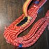 Bull Rope Red Poly Pro 9x7 LH 7/8" x 1" Soft - EPT Bull Ropes Riding Rope 16' view 2