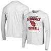47 Men's Heathered Gray Arizona Cardinals Dozer Franklin Long Sleeve T-Shirt view 1