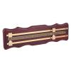 Colaxi Wood Billiard Score Board Counters Club Accessories Billiard Score Keeper, Shuffleboard Scoreboard Snooker Scoreboard for 2 Player, Foosball, Wine Red view 1