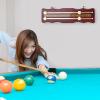 Colaxi Wood Billiard Score Board Counters Club Accessories Billiard Score Keeper, Shuffleboard Scoreboard Snooker Scoreboard for 2 Player, Foosball, Wine Red view 2