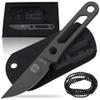 Holtzman's Gorilla Survival Scalpel Fixed Blade Utility Knife with D2 Sheath and Belt Clip (Grey) - Ideal for EDC and Outdoor Activities view 1