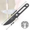 Holtzman's Gorilla Survival Scalpel Fixed Blade Utility Knife with D2 Sheath and Belt Clip (Grey) - Ideal for EDC and Outdoor Activities view 3