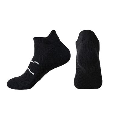 Drincoshow Towel Bottom Socks Couple Professional Socks for Running Sport Socks Athletic Socks (L(40-45),Black)