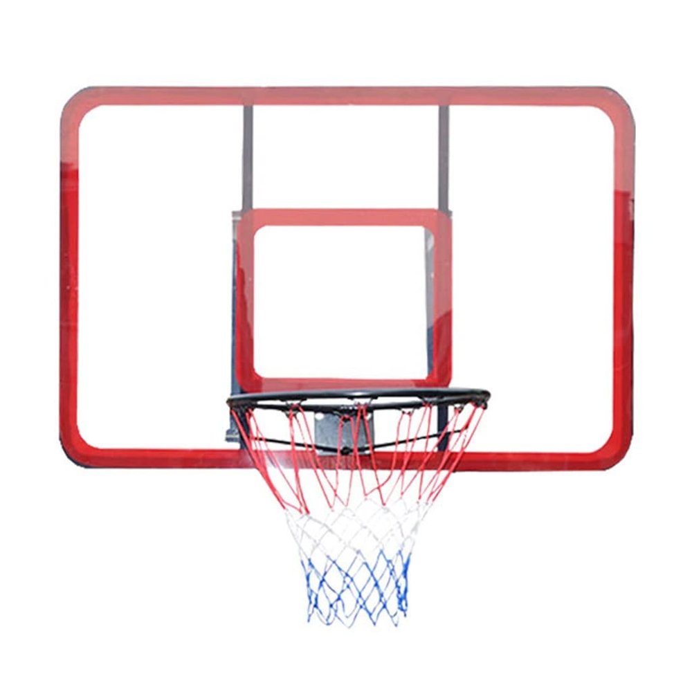 Basketball Rim Indoor Outdoor Wall Mounted Basketball Hoop, Diameter 45cm/17.7in Solid Basket, Adult Teen Dunk Game Equipment
