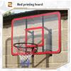 Basketball Rim Indoor Outdoor Wall Mounted Basketball Hoop, Diameter 45cm/17.7in Solid Basket, Adult Teen Dunk Game Equipment view 4