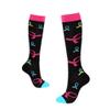 Drincoshow Sports Compression Socks Athletic Socks Stretch Socks Stockings Compression Stockings (L/XL,Bow) view 1