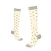 Drincoshow Sports Compression Socks Athletic Socks Stretch Socks Stockings Compression Stockings (L/XL,Beige dots) view 1