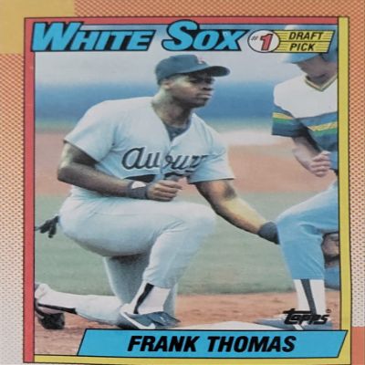 #414 Frank Thomas 1990 Topps Rookie Baseball Card