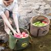 KBREE Travel Collapsible Bucket Portable Camping Picnic Fishing Bucket Live Fish Outdoor Multifunctional Foot Bath Barrel Bucket view 2
