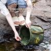 KBREE Travel Collapsible Bucket Portable Camping Picnic Fishing Bucket Live Fish Outdoor Multifunctional Foot Bath Barrel Bucket view 3