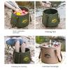 KBREE Travel Collapsible Bucket Portable Camping Picnic Fishing Bucket Live Fish Outdoor Multifunctional Foot Bath Barrel Bucket view 4