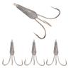 4 Pack Treble Fishing Hooks Weighted Treble Hooks Snagging Weighted Treble Bunker Snag Hooks3 Sizes (75g/2.64oz) view 1