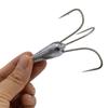 4 Pack Treble Fishing Hooks Weighted Treble Hooks Snagging Weighted Treble Bunker Snag Hooks3 Sizes (75g/2.64oz) view 3