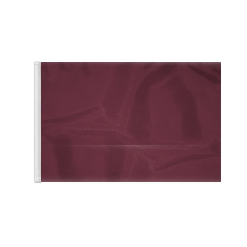 AGAS Maroon Golf Flags Mini with Tube Insert 14x20 inch- Heavy Duty 200D Nylon - 14 inch long x 7/8 inch dia Rotating No Furl Pvc Tube - Double Sewn Edges - Waterproof Putting Green Flags Mini Pin Flags For Yard - Golf Flag for Driving Range Backyard
