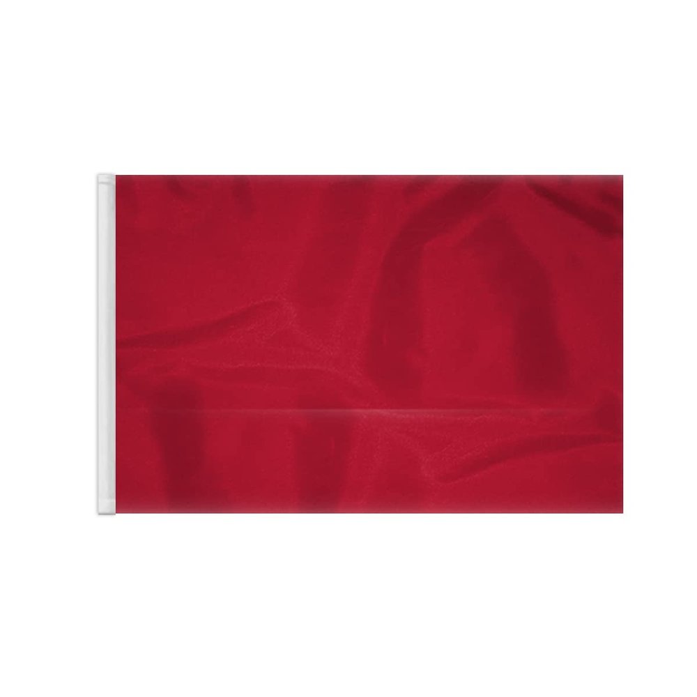AGAS Red Golf Flags Mini with Tube Insert 14x20 inch- Heavy Duty 200D Nylon - 14 inch long x 7/8 inch dia Rotating No Furl Pvc Tube - Double Sewn Edges - Waterproof Putting Green Flags Mini Pin Flags For Yard - Golf Flag for Driving Range Backyard