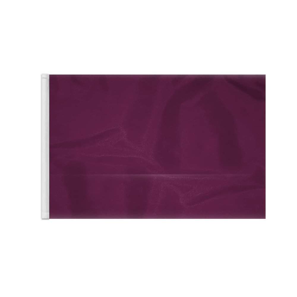 AGAS Plum Golf Flags Mini with Tube Insert 14x20 inch- Heavy Duty 200D Nylon - 14 inch long x 7/8 inch dia Rotating No Furl Pvc Tube - Double Sewn Edges - Waterproof Putting Green Flags Mini Pin Flags For Yard - Golf Flag for Driving Range Backyard