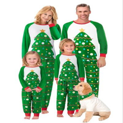Awoscut Christmas Family Matching Pajamas Christmas Pjs Holiday Nightwear Sleepwear Sets Long Sleeve Pjs(#Z311, Dog, L)