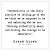 14 |190911 | Brene Brown Quote | Sticker Bumper Sticker Vinyl Decal 5" view 1