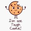 Tough Cookie Sticker Bumper Sticker Vinyl Decal 5" view 1