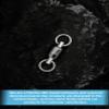 BLUEWING Fishing Stainless Steel Ball Bearing Swivels Saltwater Tackles with High Strength Welded Rings Fish Swivels Snaps 10pcs 551lbs view 4