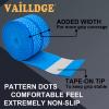 Vailldge Tennis Racket Grip Tape - Pattern Dots Grip Tape Absorbs Sweat Tennis Grip Anti Slip Overgrip for Tennis Racquet Squash Racket Badminton Baseball Bat Pingpong Paddle(6 Pack-Blue) view 2