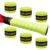 Vailldge Tennis Racket Grip Tape - Pattern Dots Grip Tape Absorbs Sweat Tennis Grip Anti Slip Overgrip for Tennis Racquet Squash Racket Badminton Baseball Bat Pingpong Paddle (Fluorescent green 6pack) view 1