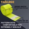 Vailldge Tennis Racket Grip Tape - Pattern Dots Grip Tape Absorbs Sweat Tennis Grip Anti Slip Overgrip for Tennis Racquet Squash Racket Badminton Baseball Bat Pingpong Paddle (Fluorescent green 6pack) view 2