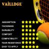 Vailldge Tennis Racket Grip Tape - Pattern Dots Grip Tape Absorbs Sweat Tennis Grip Anti Slip Overgrip for Tennis Racquet Squash Racket Badminton Baseball Bat Pingpong Paddle (Fluorescent green 6pack) view 4