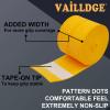 Vailldge Tennis Racket Grip Tape - Pattern Dots Grip Tape Absorbs Sweat Tennis Grip Anti Slip Overgrip for Tennis Racquet Squash Racket Badminton Baseball Bat Pingpong Paddle (Yellow 6pack) view 2